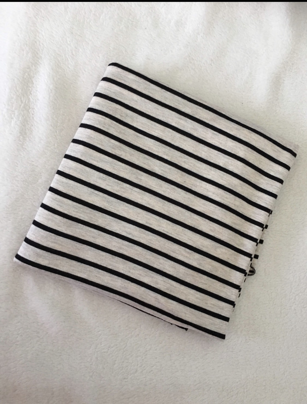 Black and Beige Stripes Jersey 