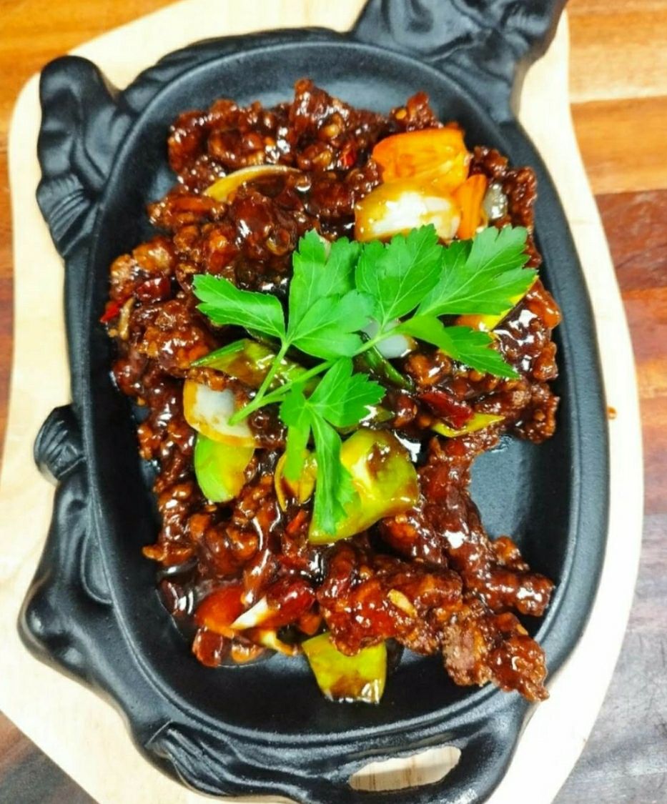 80. Biff med chili i stark sås (friterad) 🌶🌶
