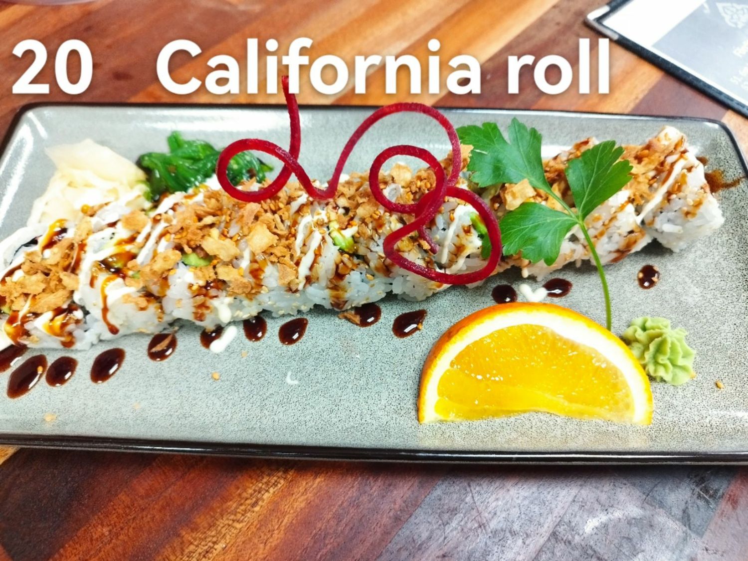 20. California roll