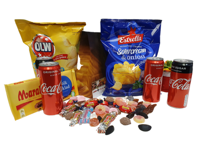 Dryck, Godis, Snacks,