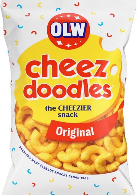 Cheez Doodles Original, 225 g  OLW