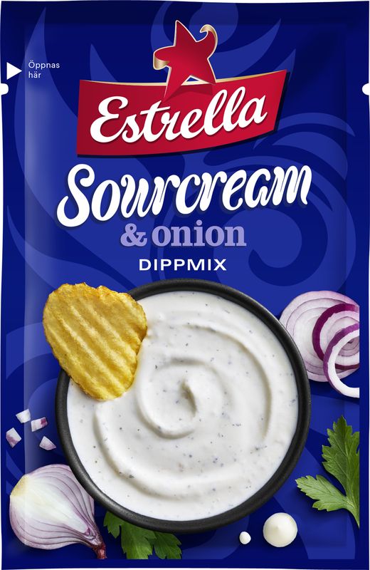 Dippmix Sour cream &amp; Onion, Estrella, 24g