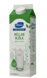 Laktosfri Mellanmjölk 1,5 %, 1 liter, Valio