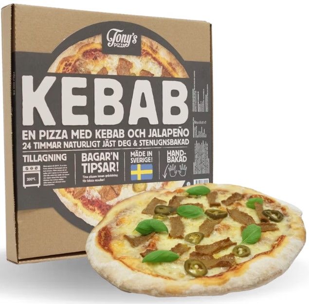 Tony´s Kebabpizza (fryst) + Läsk