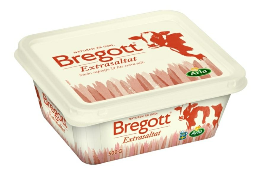 Extrasaltat Smör &amp; Rapsolja,  500 g, Bregott