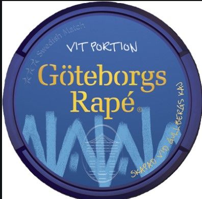 Göteborgs Rapé Vit Portion