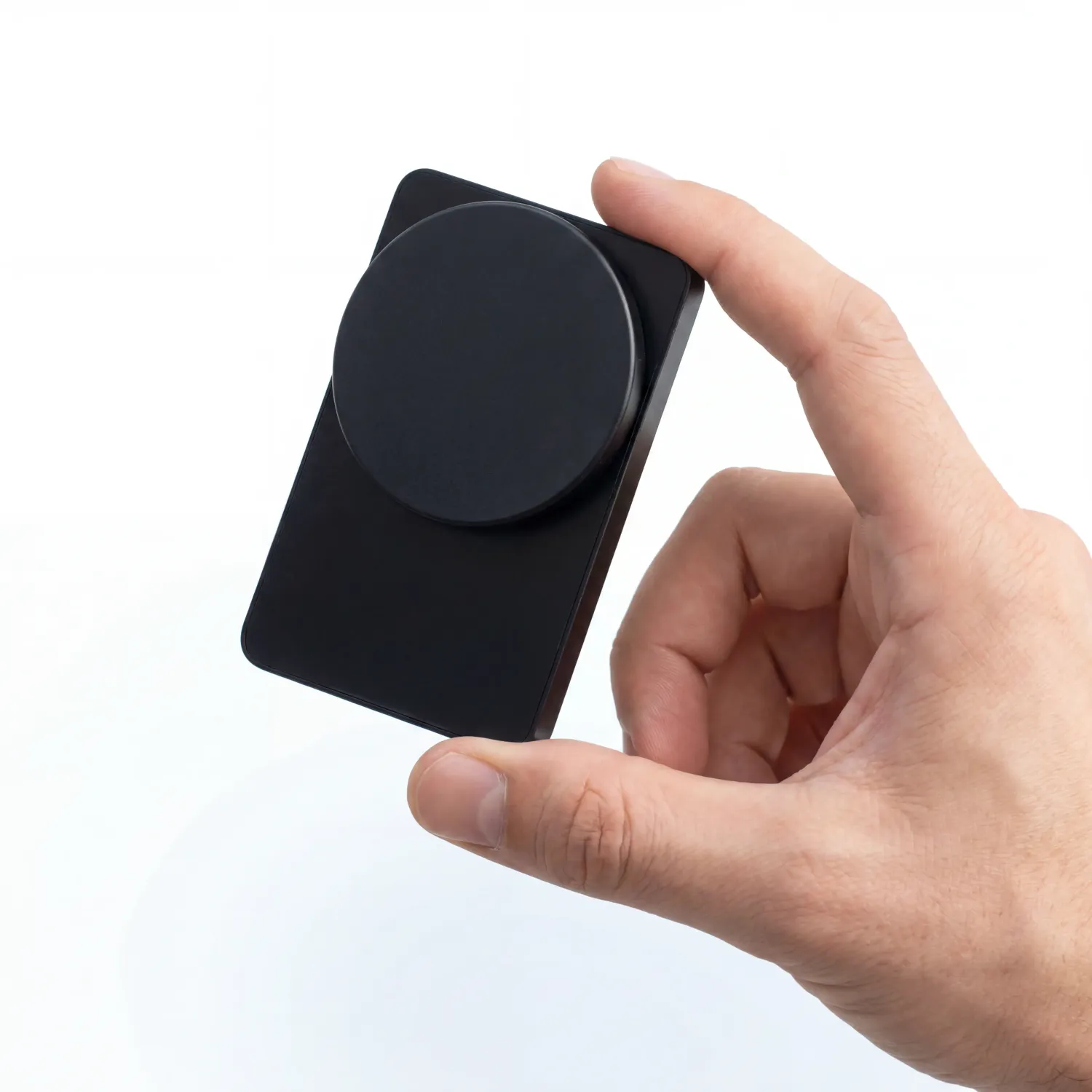 ERA Wallet magnetic wireless charging - hardware crypto wallet attaching to Qi charging pad