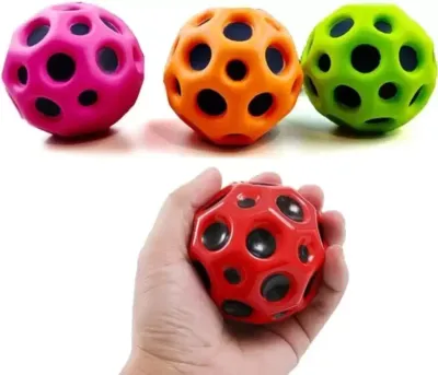 Moon Ball, Space Ball, Outdoor Playing Toy, High Bouncy Ball for Kids &amp; Adults Jumping Ball  (Pack of 1)