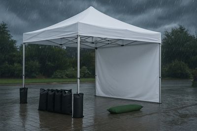 Hoeveel windkracht kan een ballastzak verdragen?