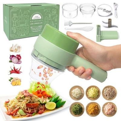 4 in 1 Electric Handheld Vegetable Cutter