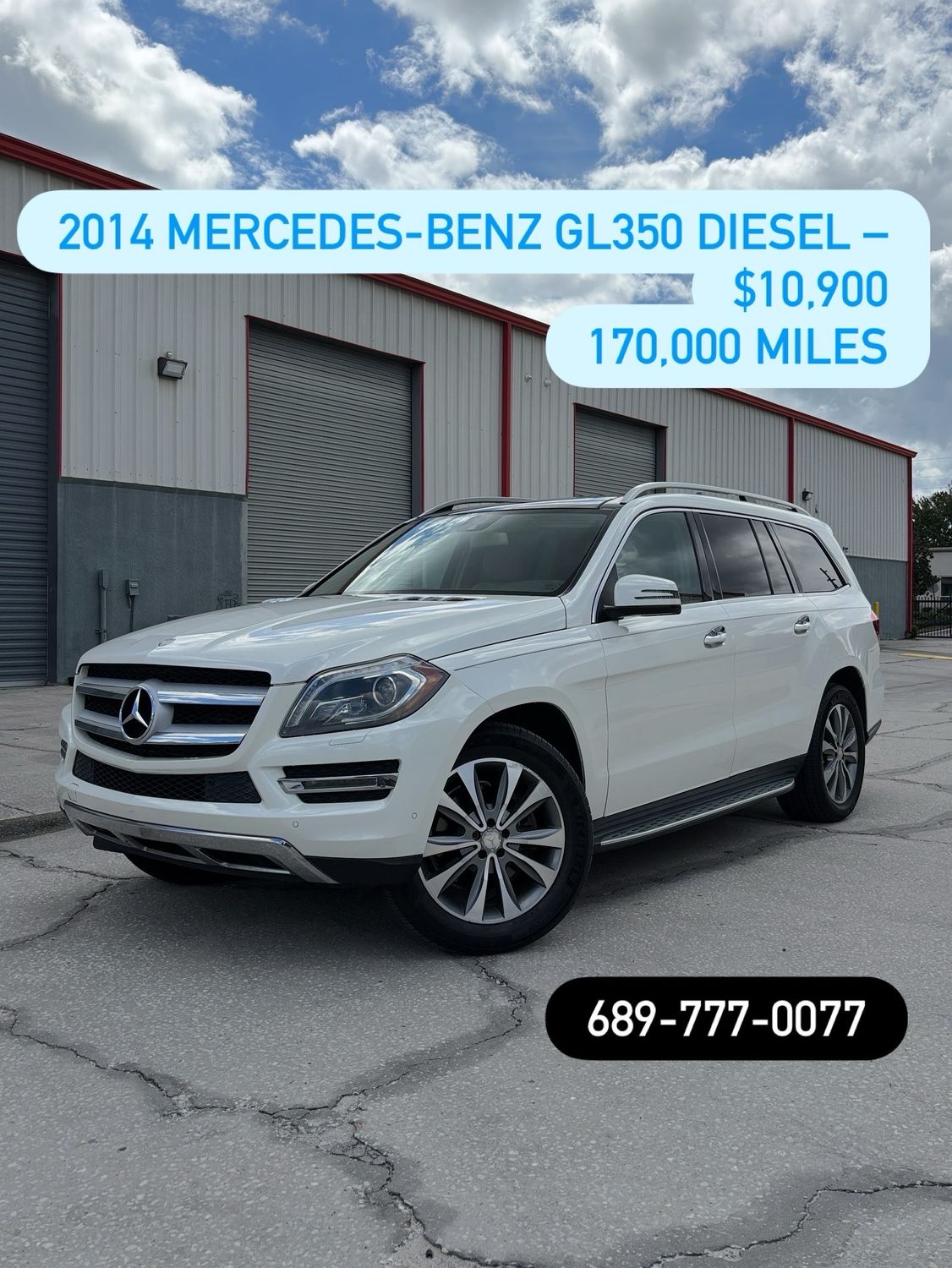 2014 Mercedes Benz GL350 Bluetec diesel.
