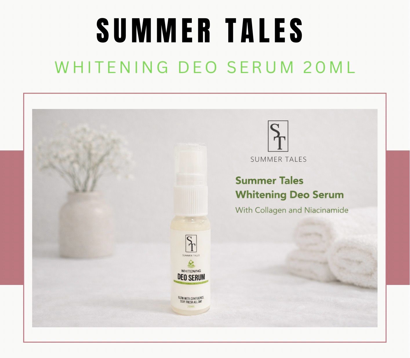ST Whitening Deo Serum 20ml 1pc