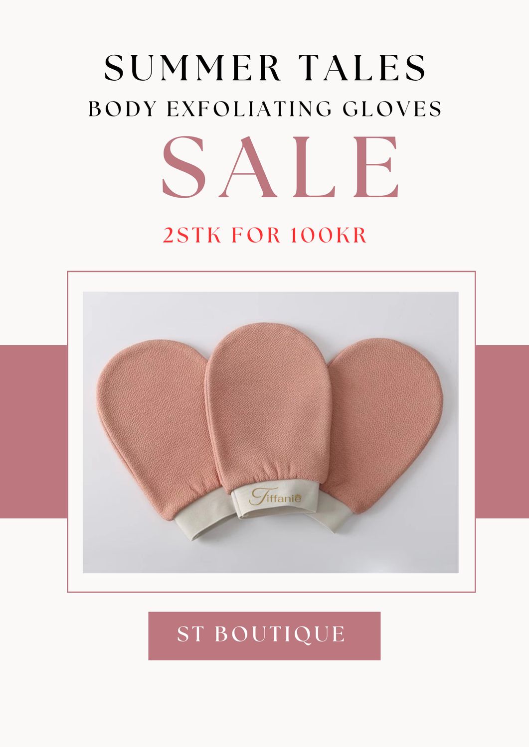 Tiffanie Exfoliating Gloves 2stk