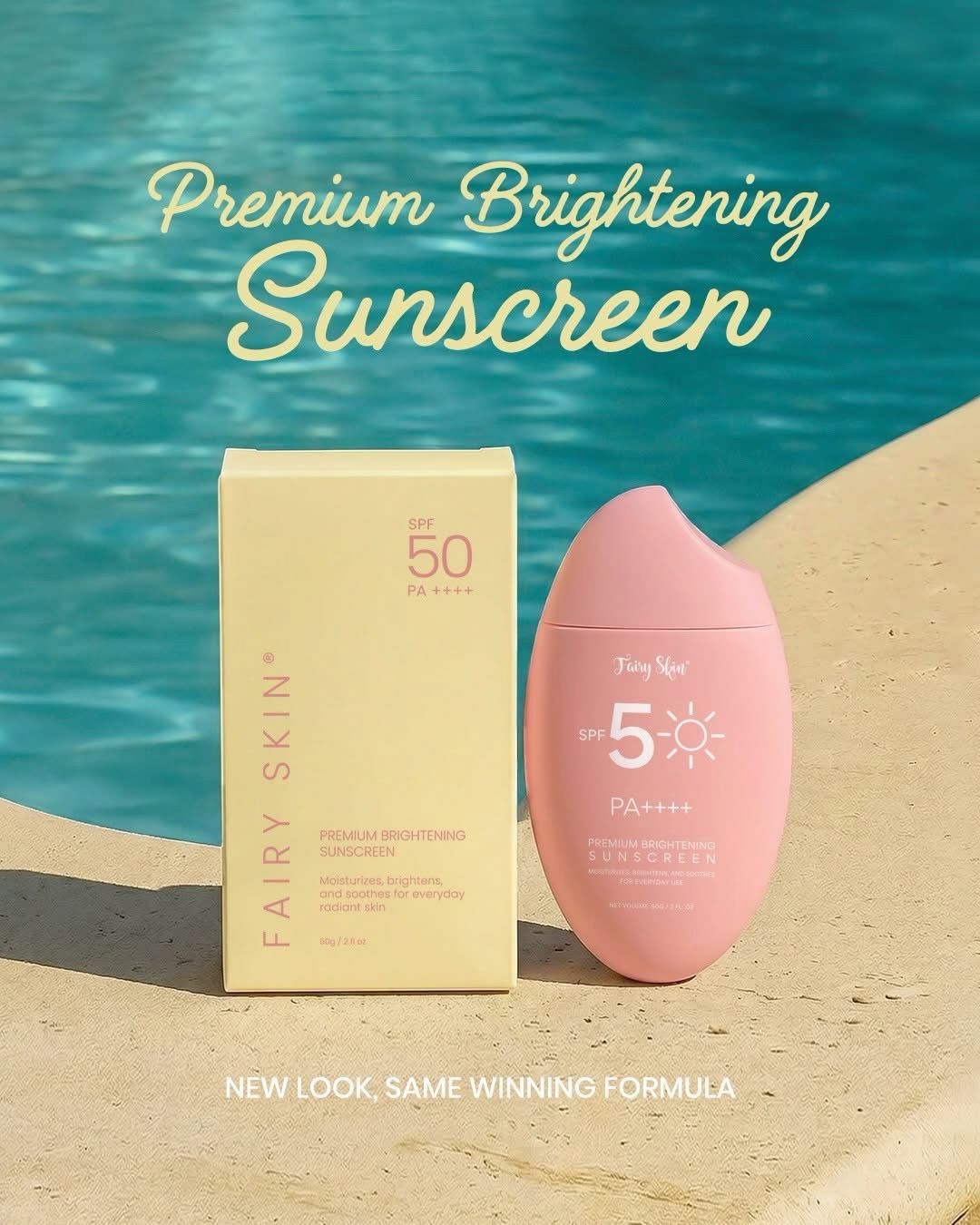 FAIRYSKIN PREMIUM BRIGHTENING SUNSCREEN SPF50 PA++++ 50g