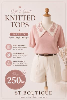 SOFT WOOL KNITTED TOP BLOUSES
