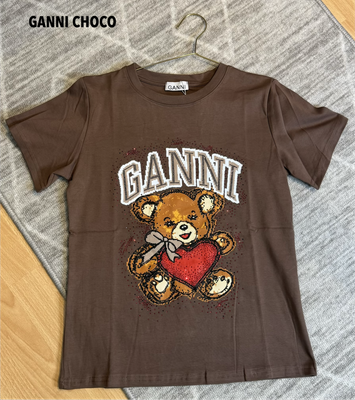 GANNI TOPS TSHIRT