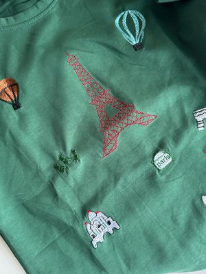 PREMIUM TOP EMBROIDERED