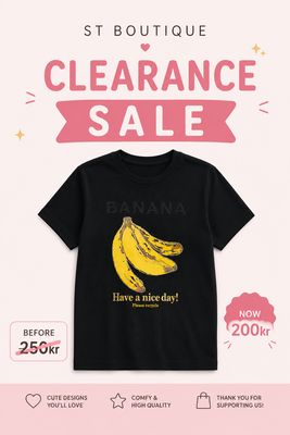 CLEARANCE SALE