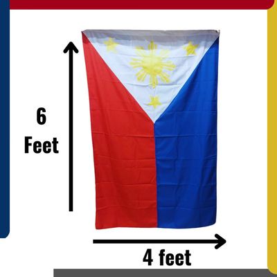 Philippines Flag Cotton Fabric