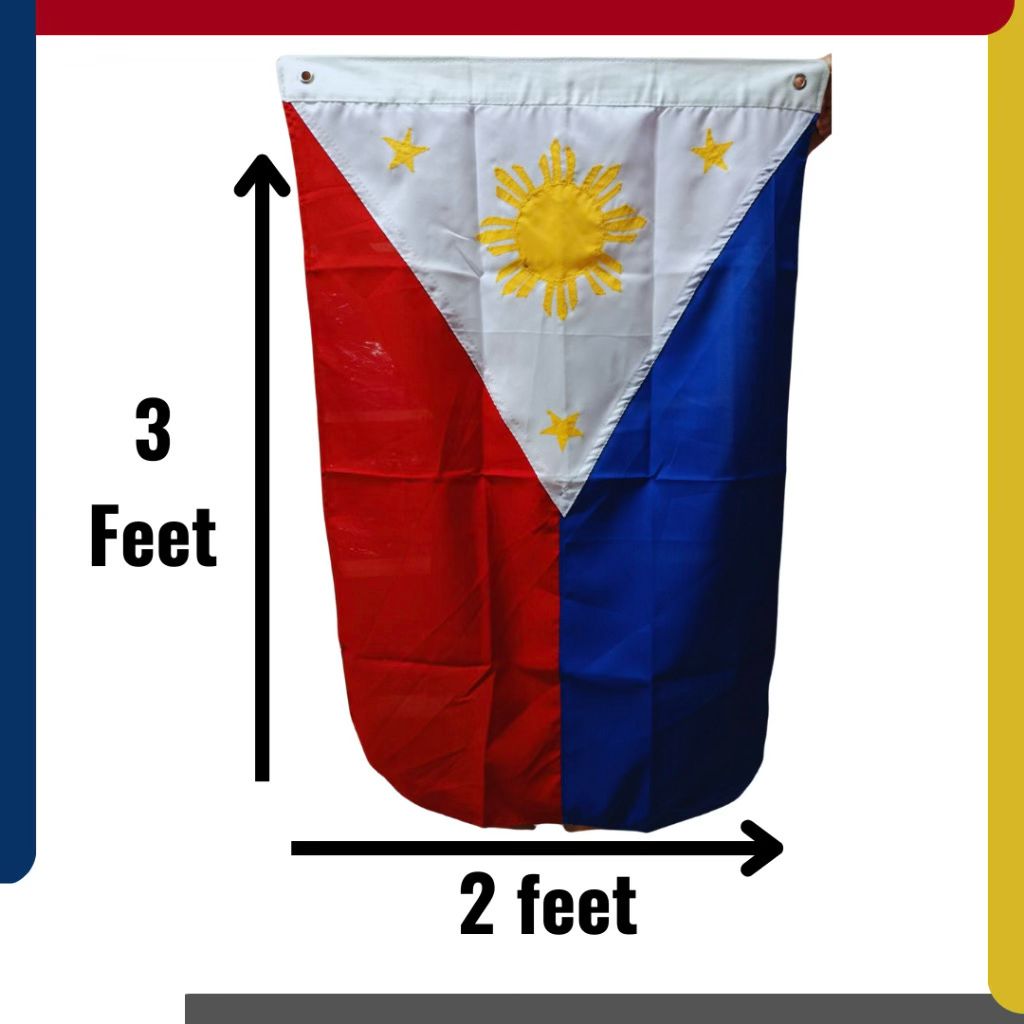Philippines Flag Cotton Fabric