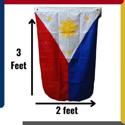 Philippines Flag Cotton Fabric