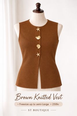 KNITTED VEST