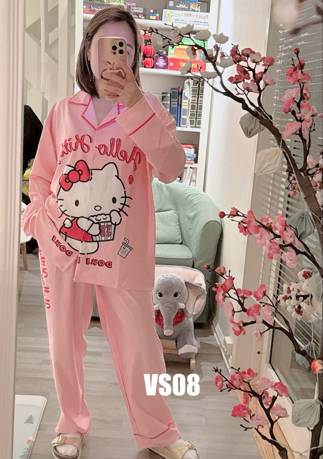 VIETNAM SLEEPWEAR PANTS AND LONGSLEEVE
