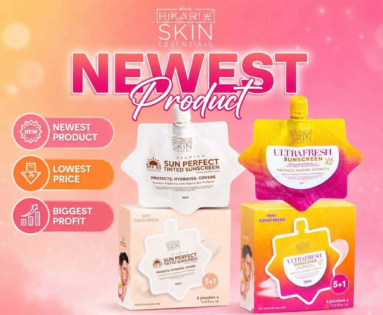 HIKARI Ultrawhite Sunscreen MINI VERSION 1 BOX 6 Sachets