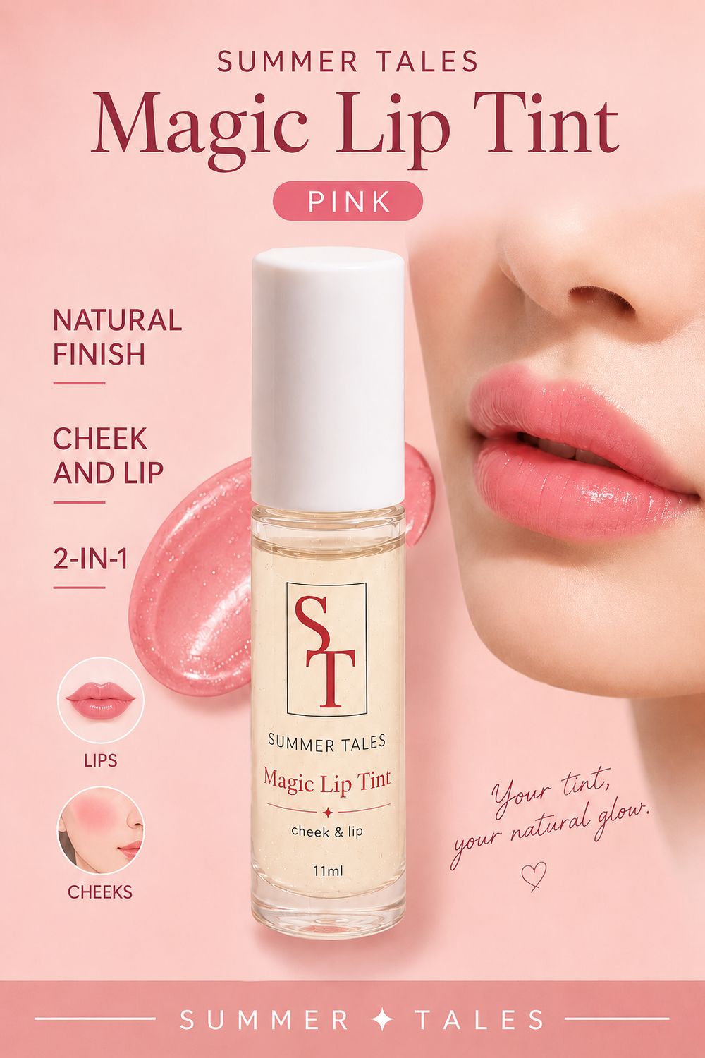 SUMMER TALES (ST) MAGIC LIP TINT 11ml Roller