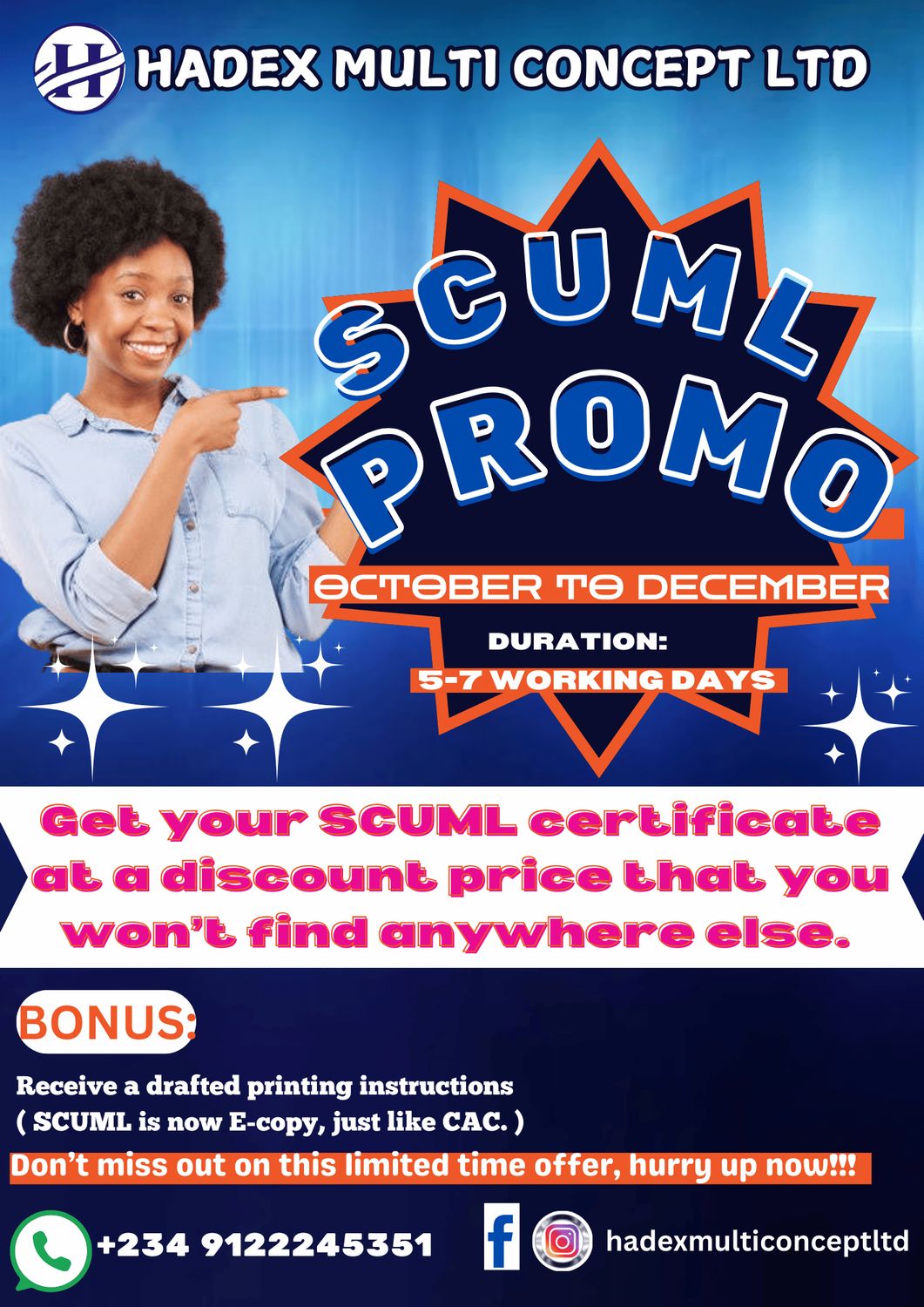 SCUML REGISTRATION &amp; EXPORT LICENSE CERTIFICATE