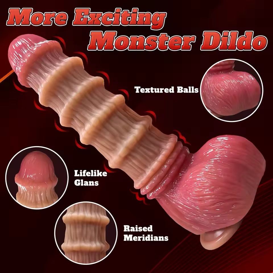 Ribbed Wavy Dildo