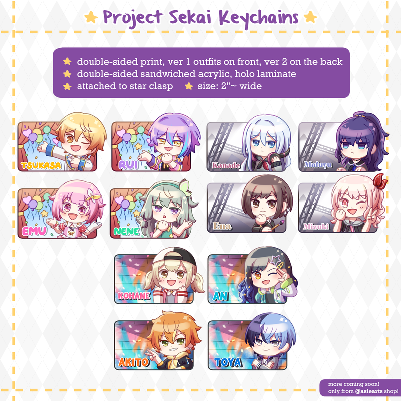 [Pre-order] Project Sekai Acrylic Keychains