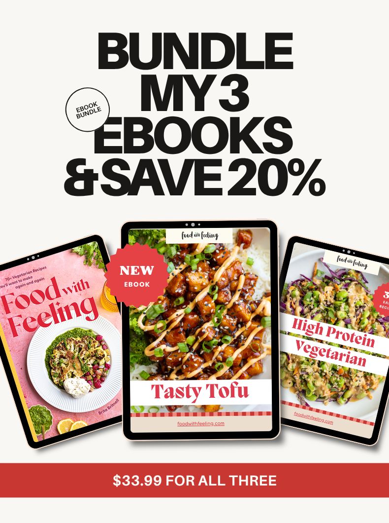 Food with Feeling + High Protein + Tofu EBOOK BUNDLE