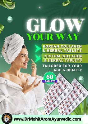 Korean Beauty Herbs Mixed Collagen Tablet (Type1 &amp; Type3 Collagen) 60 TABLETS