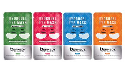 Korean Beauty “Hydrogel Eye Masks in 4 variants—Wrinkle Free, Depuffing, Whitening, and Hya Filler. Buy individually to target specific concerns. Price per variant: ₹690