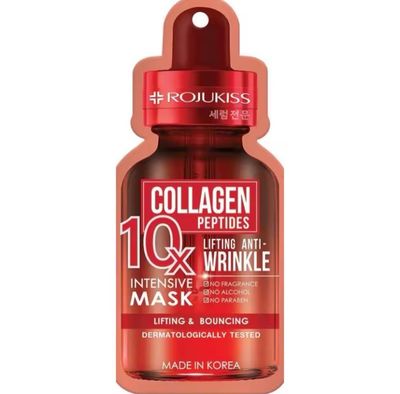 Korean Beauty (4 Sheets) Rojukiss Collagen Peptides 10X Intensive Mask