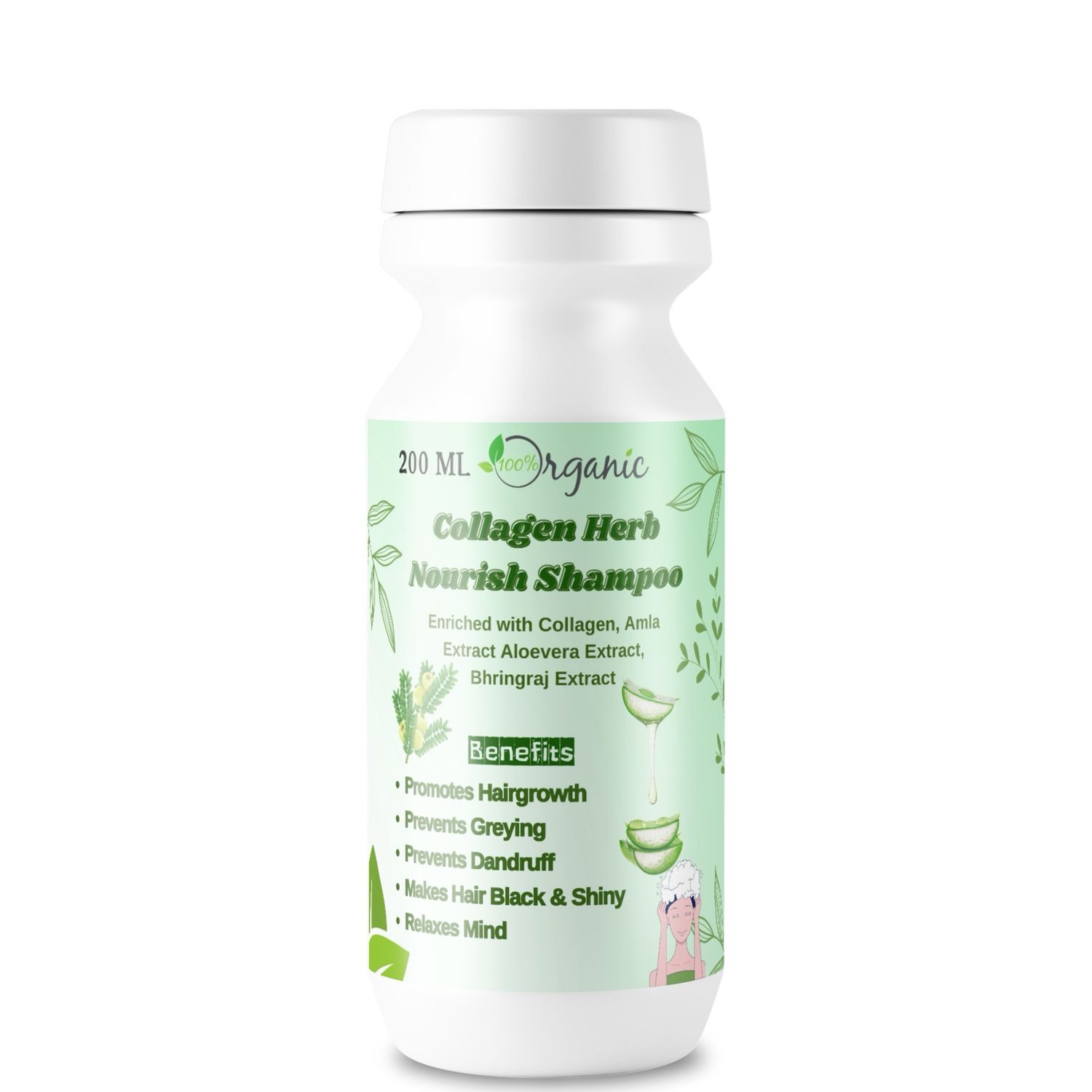 Korean Beauty Collagen Herb Nourish Shampoo 200 ML