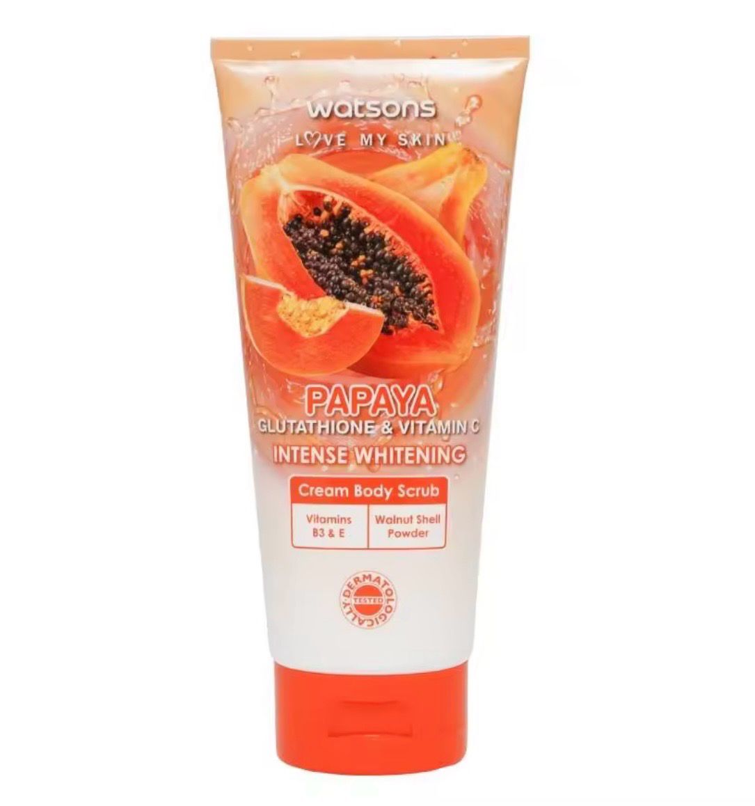 Korean Beauty Papaya Glutathione Vitamin C Intense Whitening Cream Body Scrub 200 GM