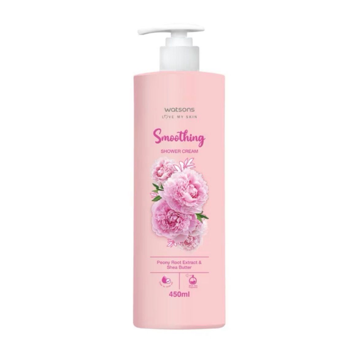 Korean Beauty Smoothing Shower Cream Peony Root Extract &amp; Shea Butter 450 ML (Shower Gel)