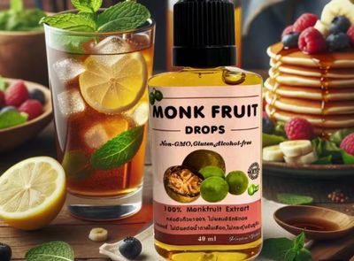 Natural Monk Fruit Sweet Drops (Sweetness without sugar, Healthy, Pure & Guilt-free)