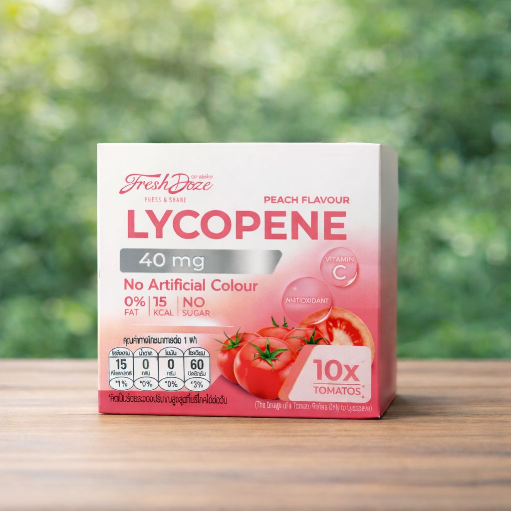 Korean Beauty Fresh Dose Lycopene 40 MG Peach flavour 10X Tomatoes shot