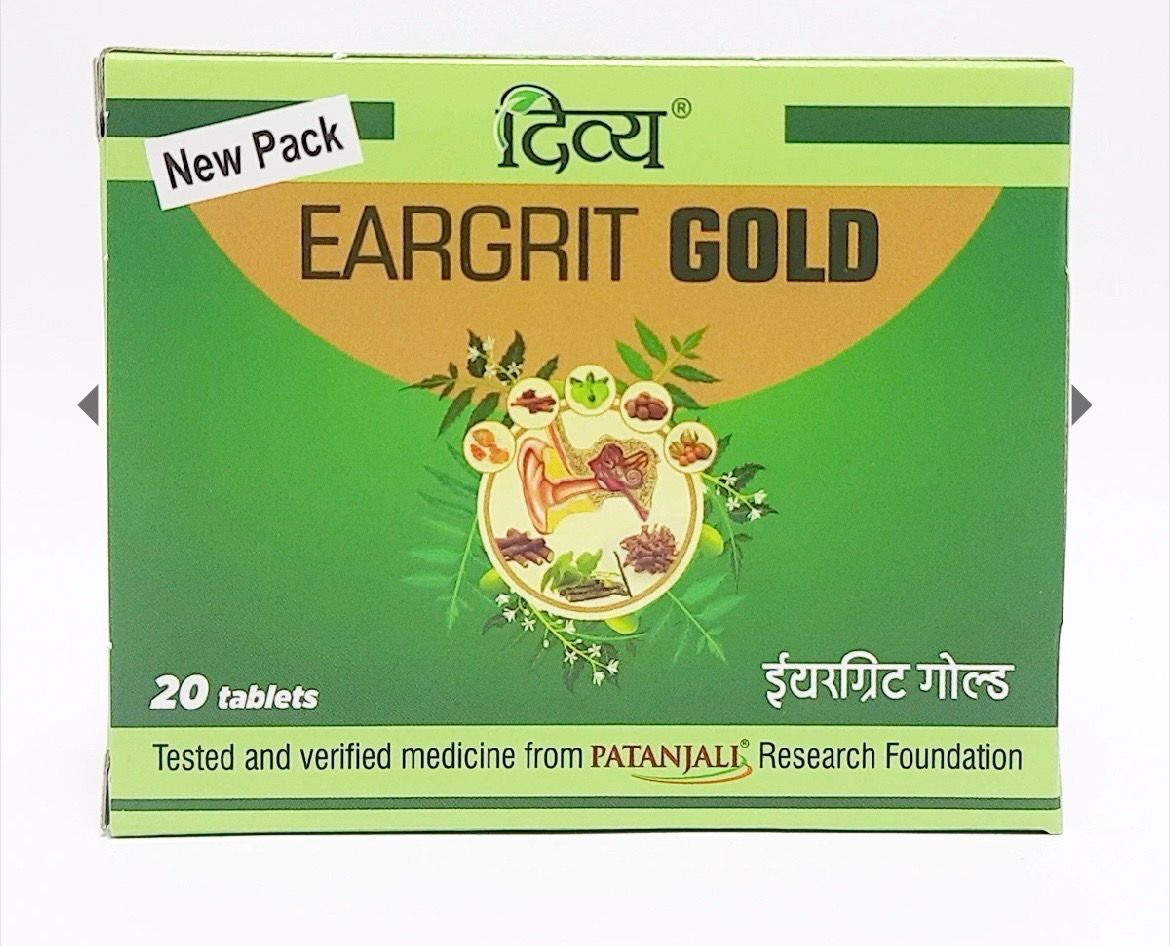 Divya Eargrit Gold Tablet (20 Tablets)