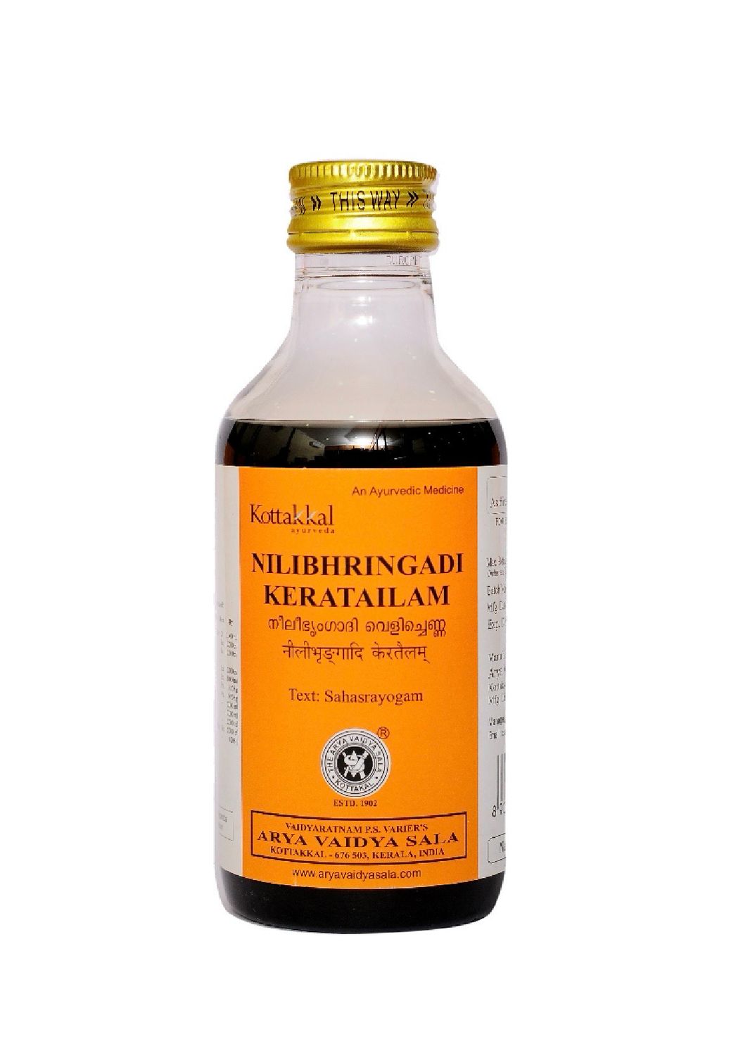 Kottakkal Nilibhringadi Keratailam 200 ML