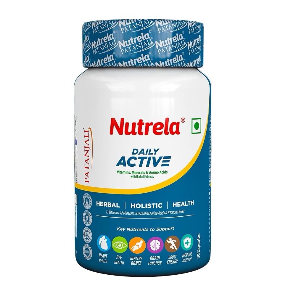 Patanjali Nutrela Daily Active Capsules (30 Capsules)