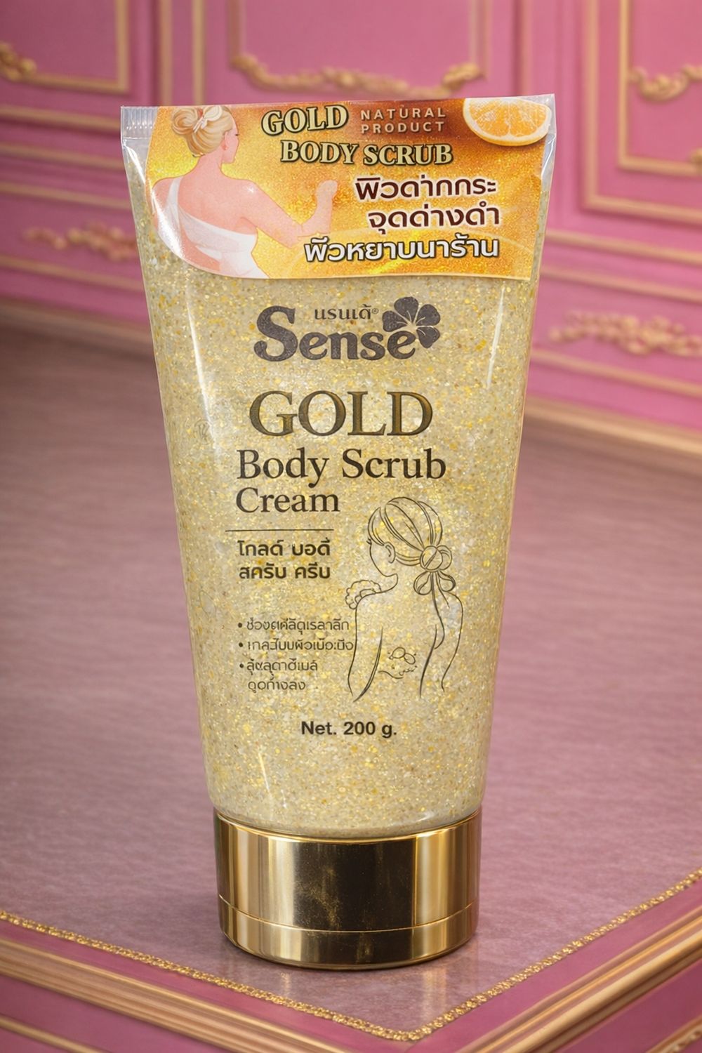 Gold Body Scrub Cream 200 G