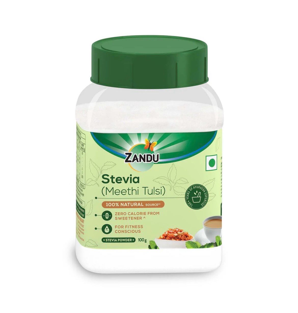 Zandu Stevia Powder (Meethi Tulsi) 100 GM