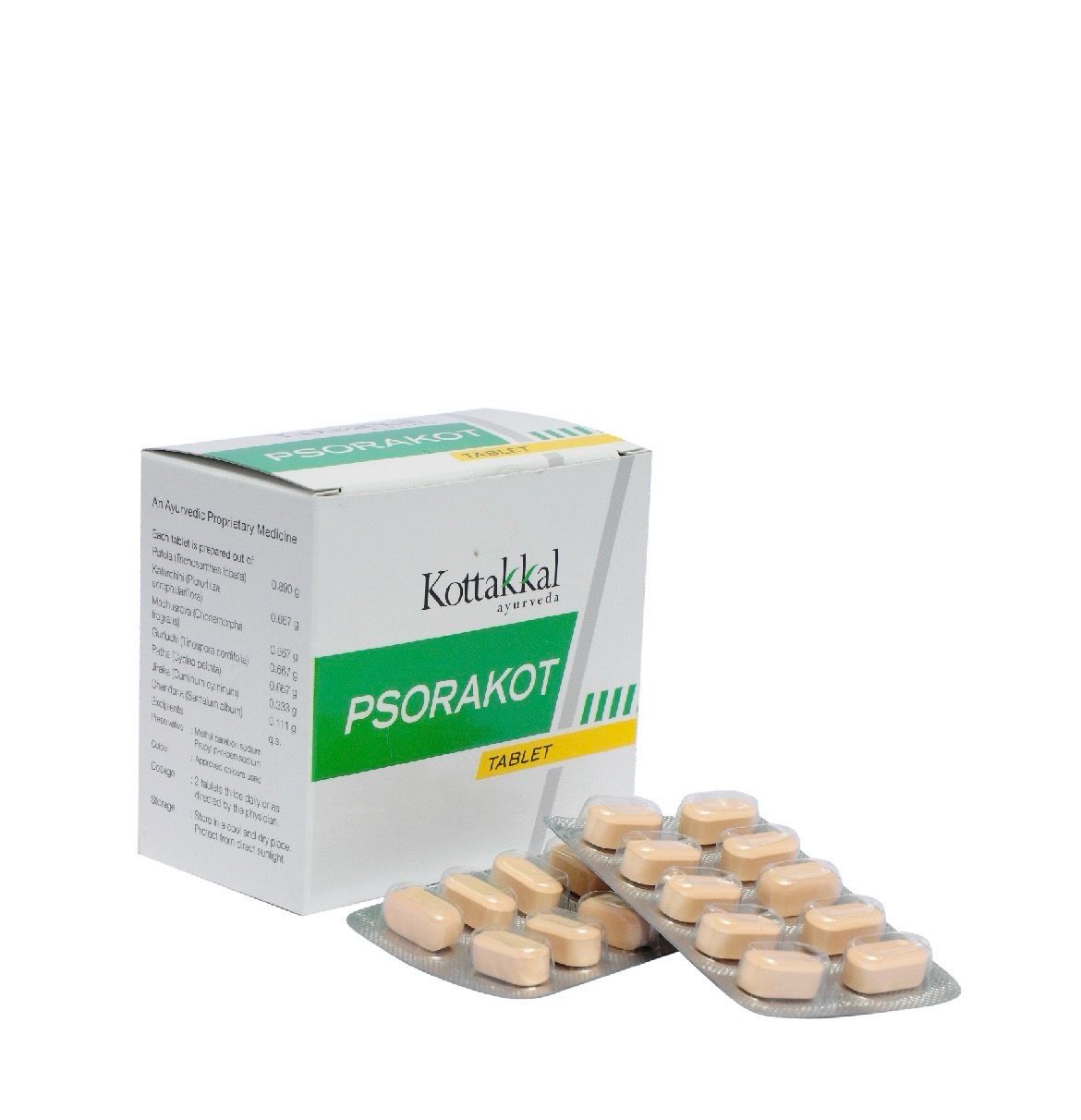 Kottakkal Psorakot Tablet (Price per Strip of 10)