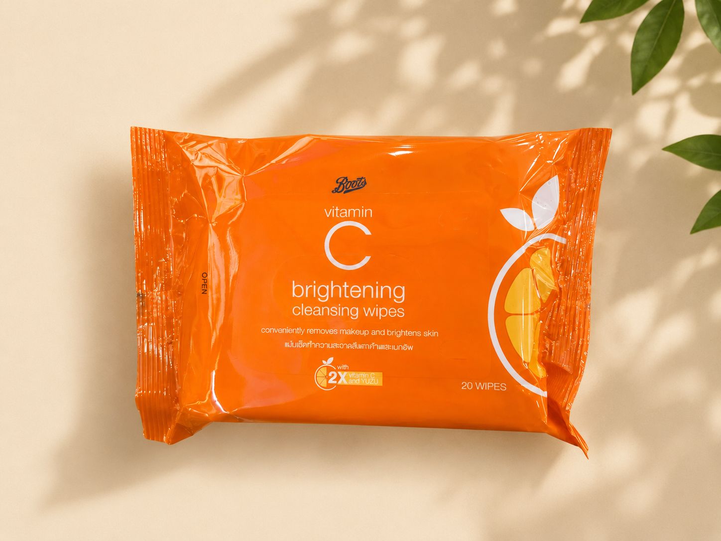 Boots Vitamin C Brightening Cleansing Wipes (20 Wipes)