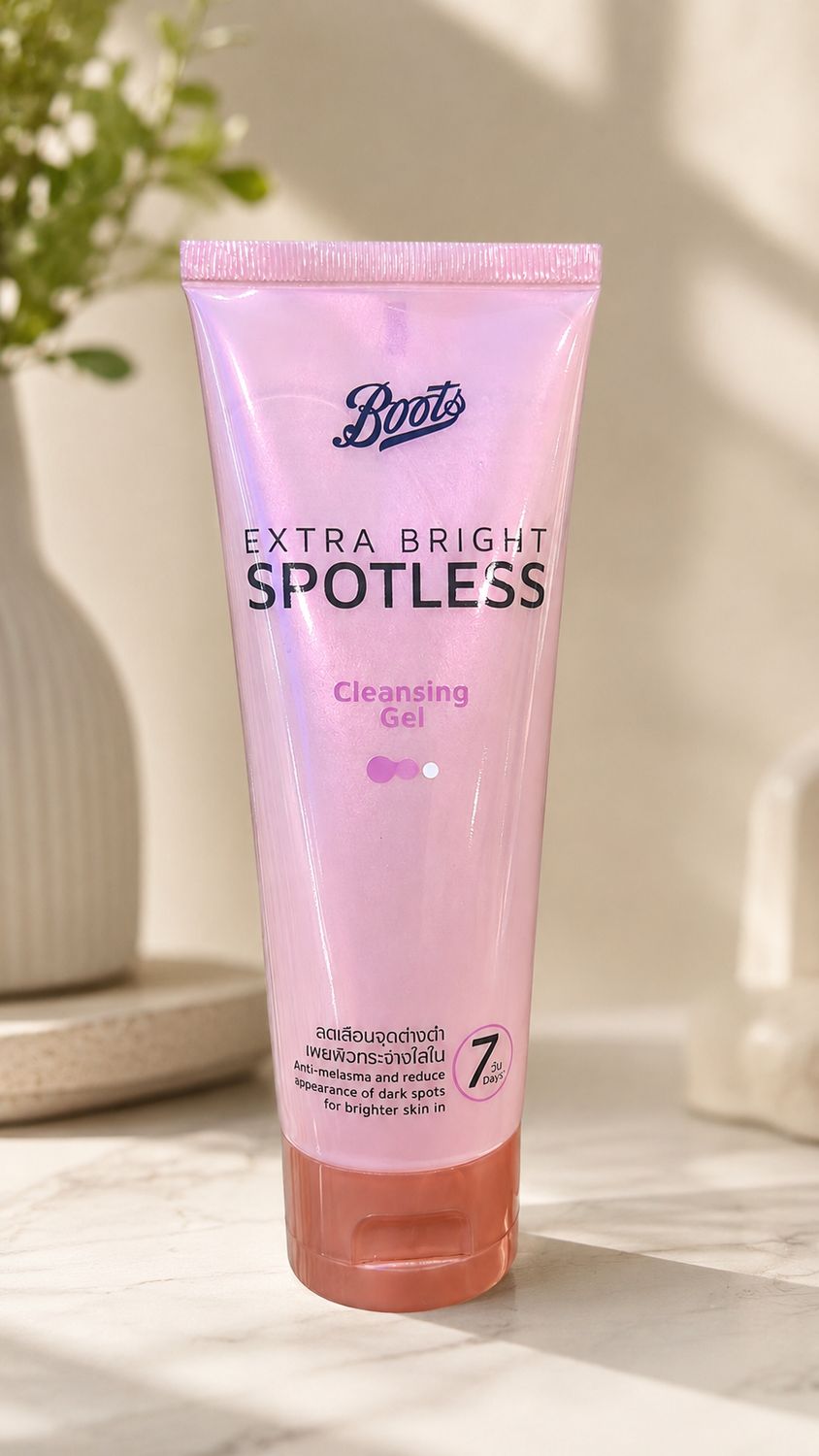 Boots Extra Bright Spotless Cleansing Gel 100 ML (Anti Melasma) Visible Results in 7 Days