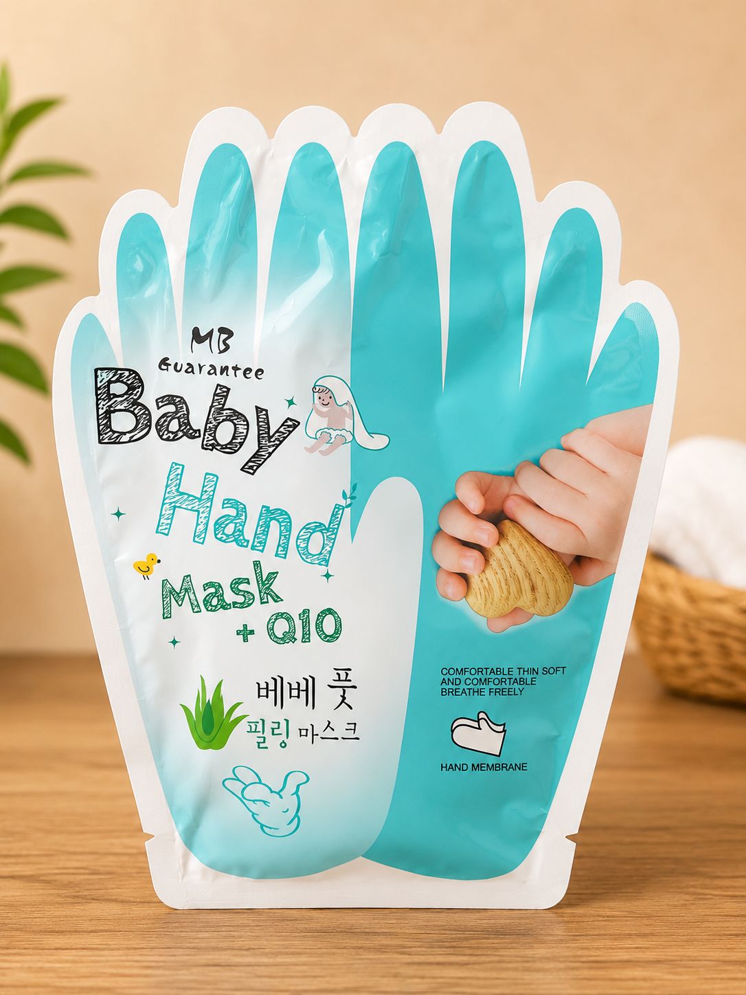 Korean Baby Hand Mask + Q10